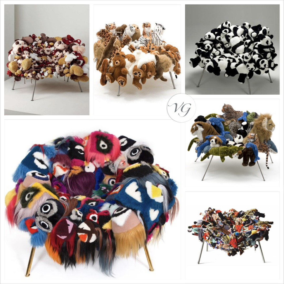 Plush Armchairs or Works of Art? It’s a very thin line…